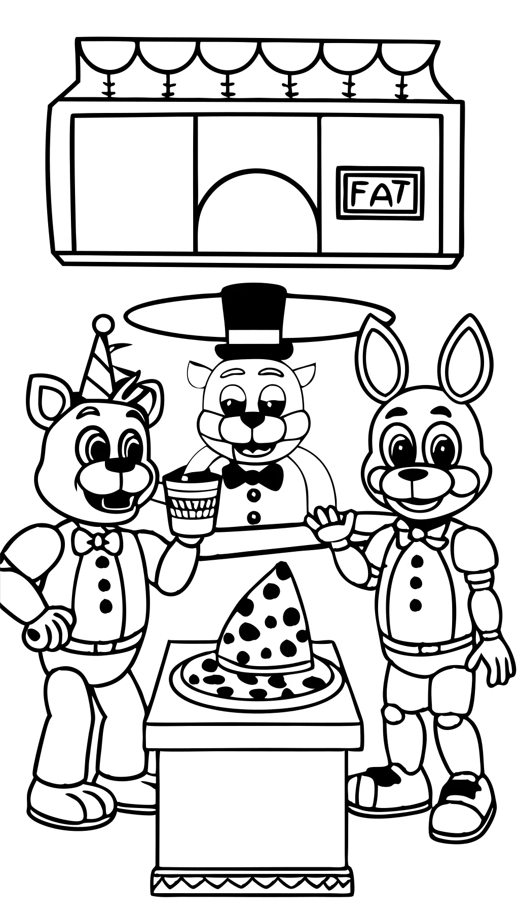 Páginas para colorear FNAF